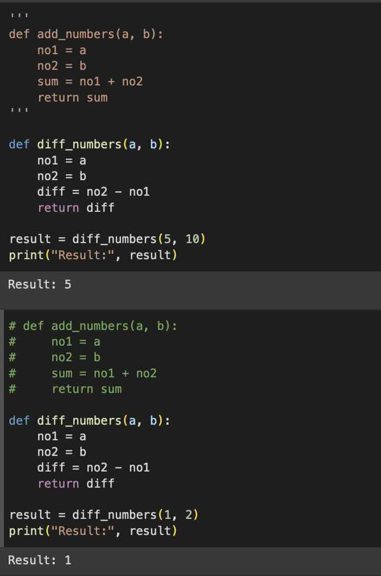 How to comment out a block of code in Python